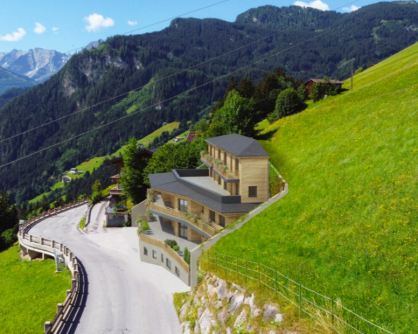 Small project of buy-to-let apartments for sale near Mayrhofen